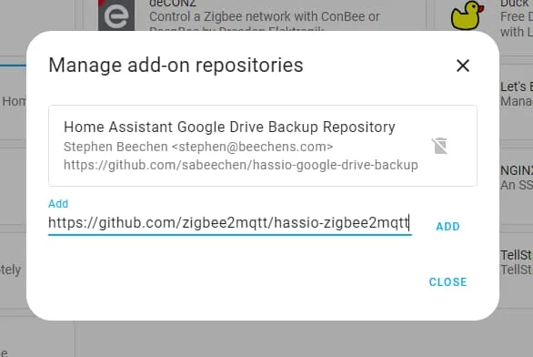 Zigbee2MQTT Home Assistant Repository