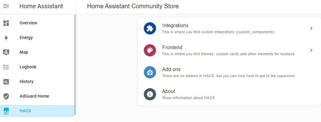 Home Assistant Community Store